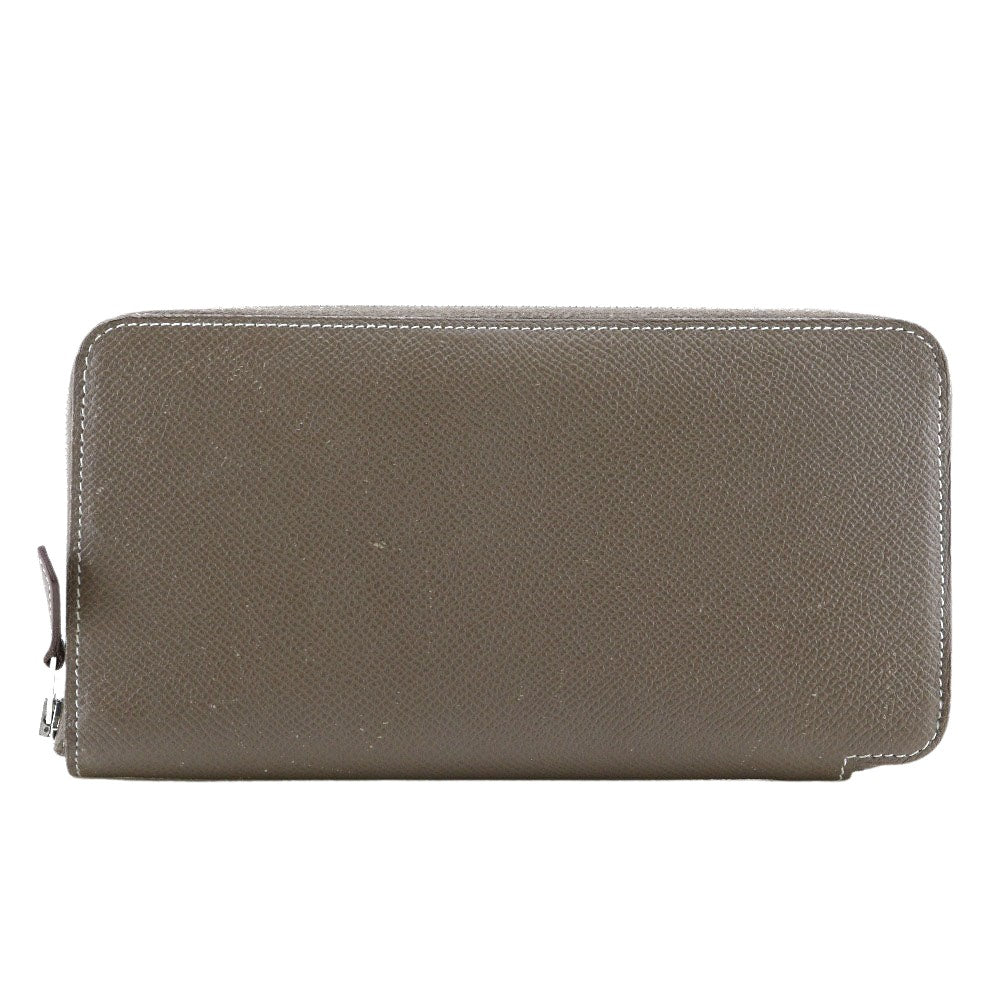 Hermès Silk'In, Grey, Leather, wallet