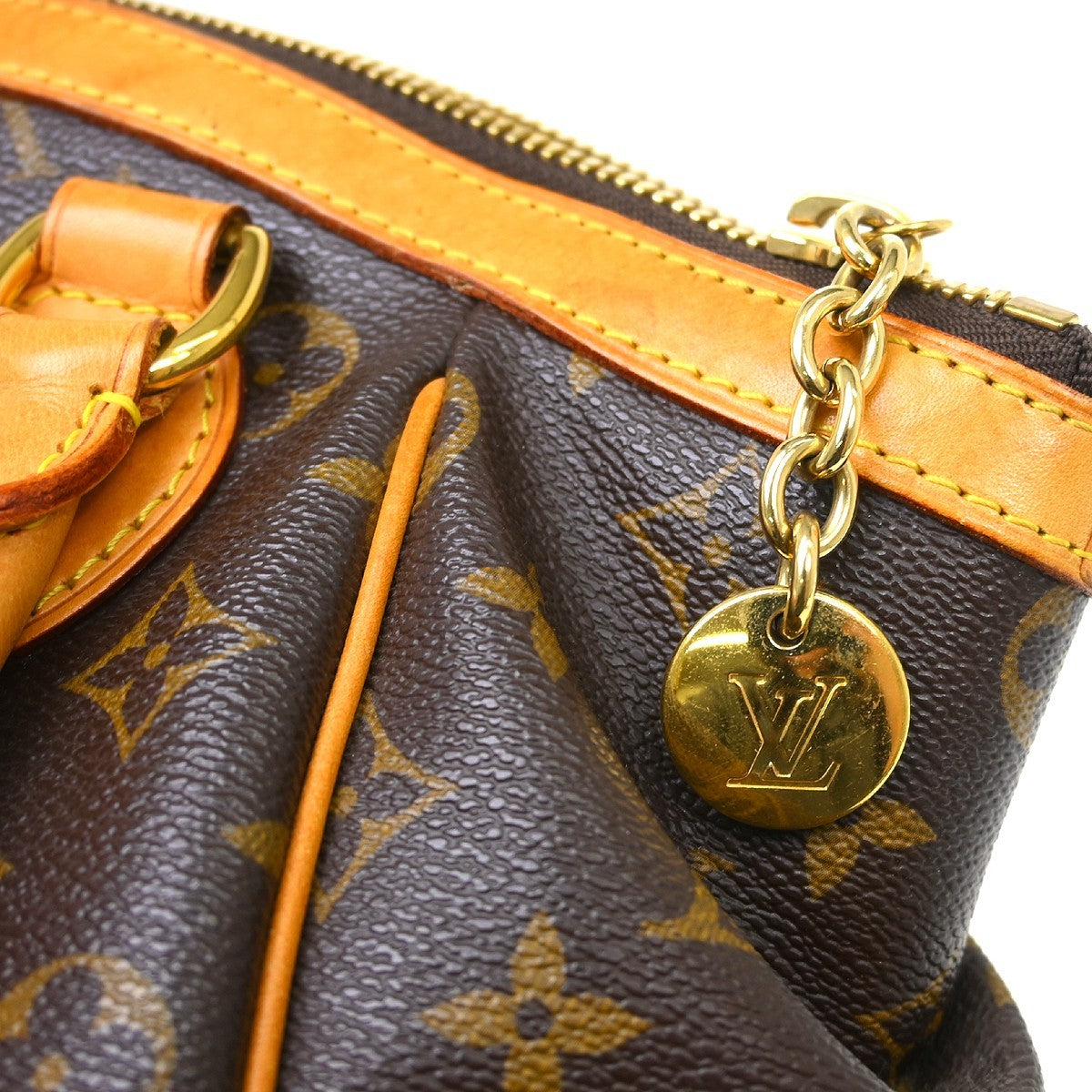 Louis Vuitton Tivoli Monogram Canvas, Brown, Canvas, Handbag
