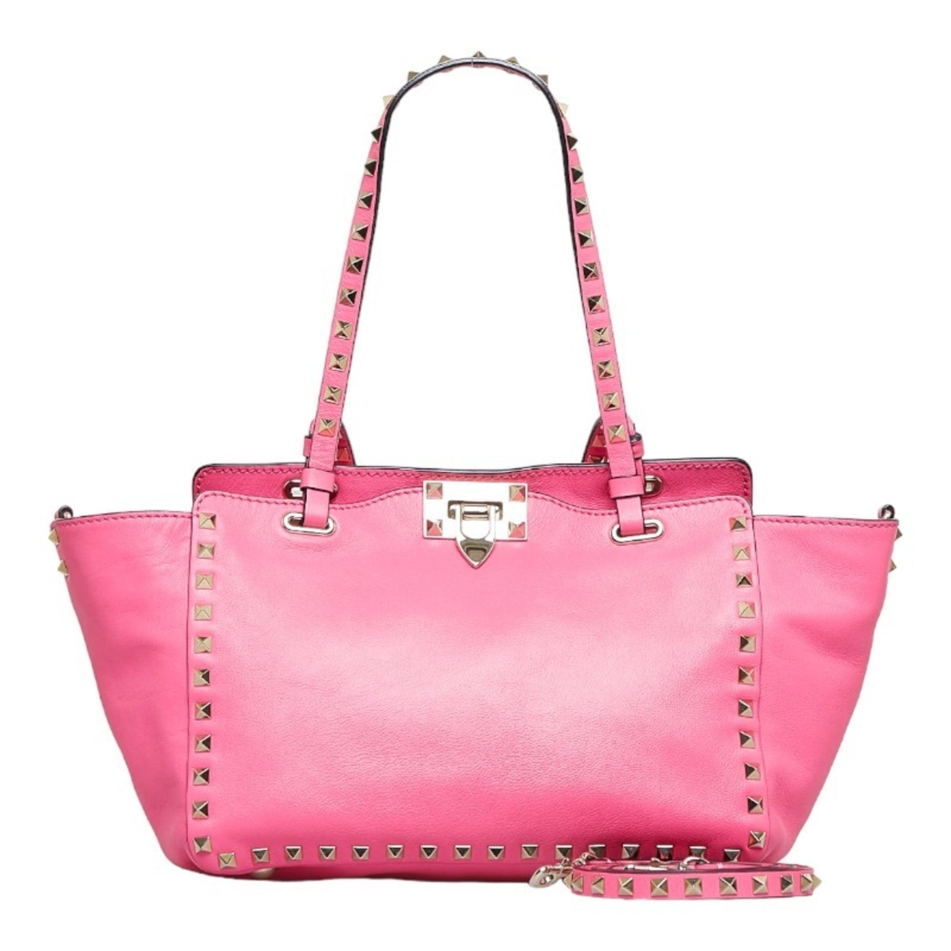 Valentino Garavani Rockstud, Pink, Leather, shoulder