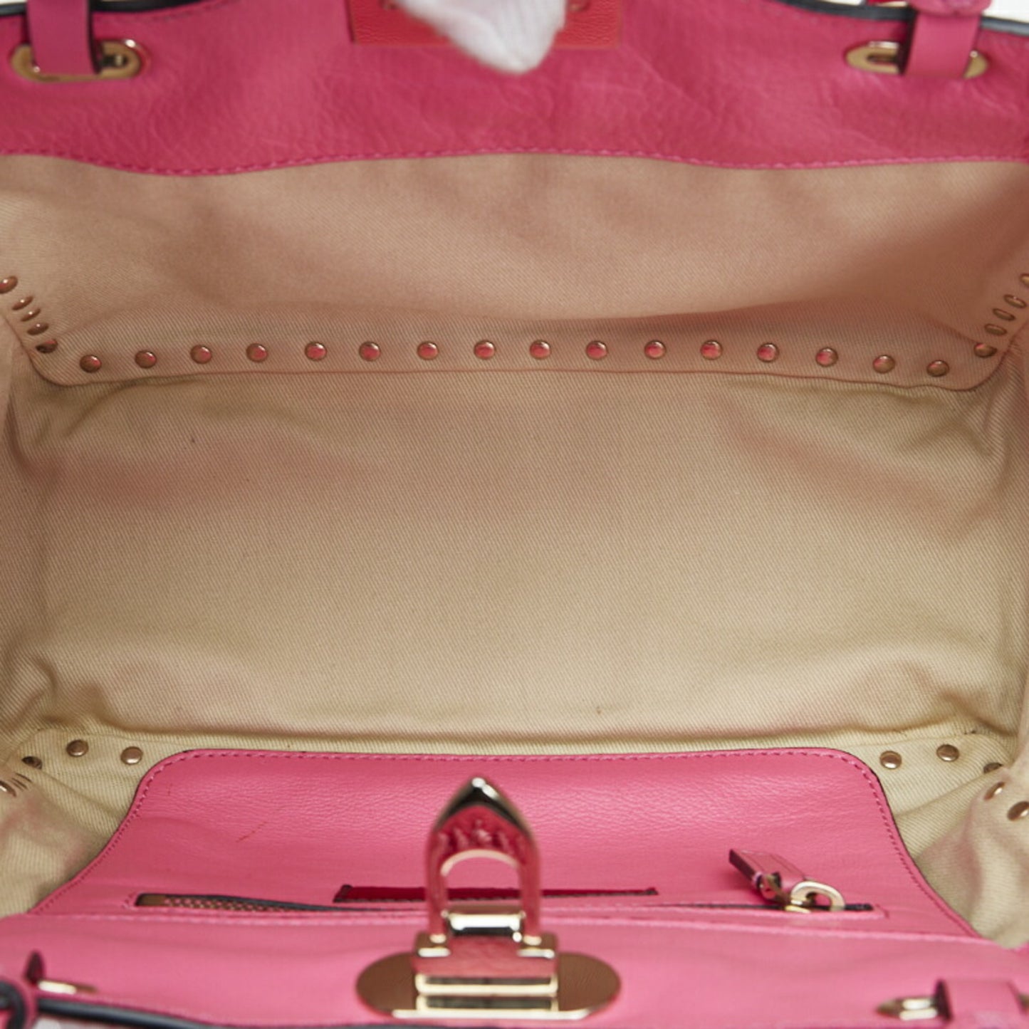 Valentino Garavani Rockstud, Pink, Leather, shoulder