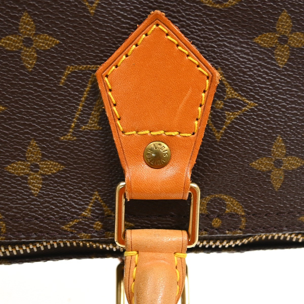 Louis Vuitton Speedy Monogram, Brown, Canvas, Handbag
