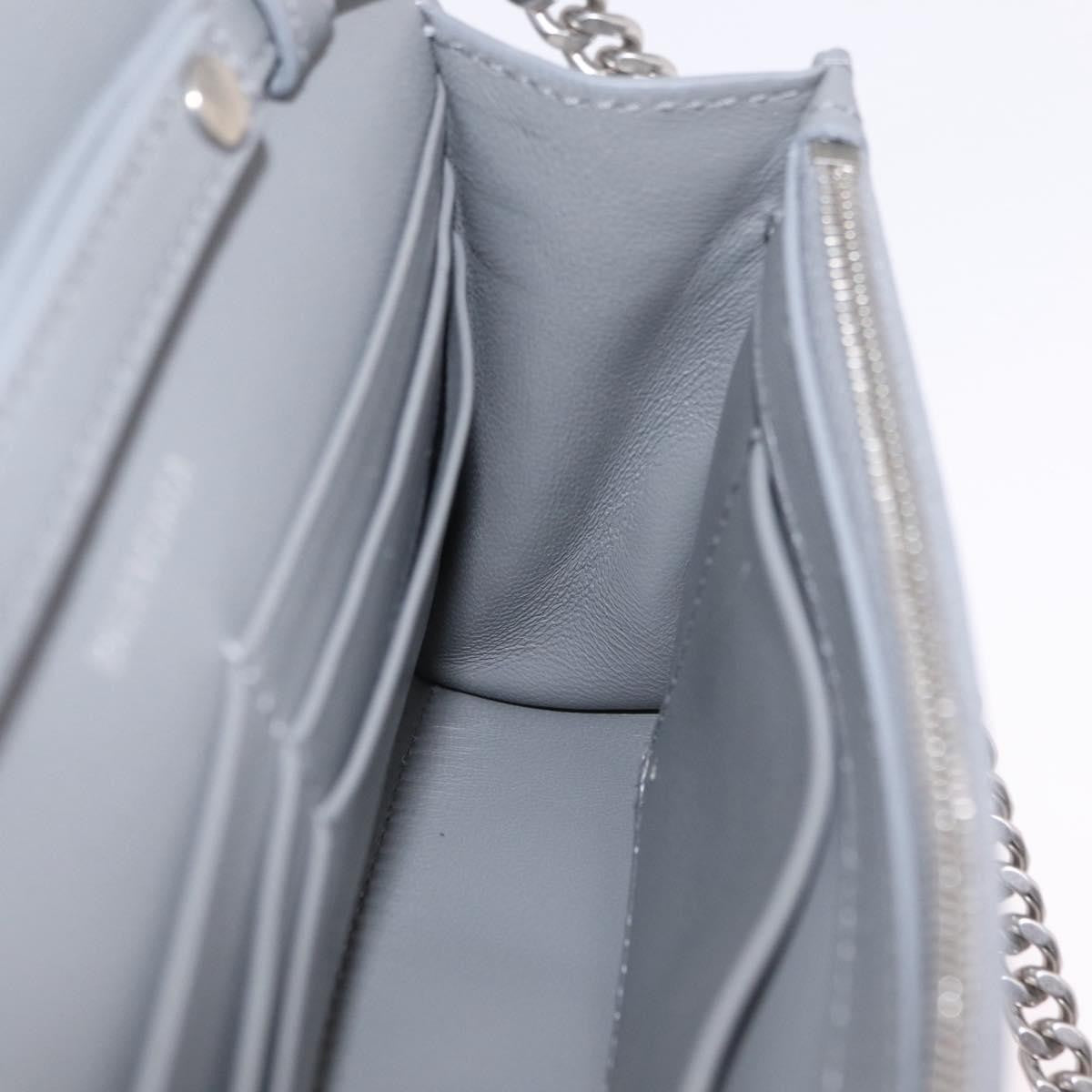 Balenciaga Hourglass Chain Leather with Sequins, Silver, Leather, Crossbody Bag