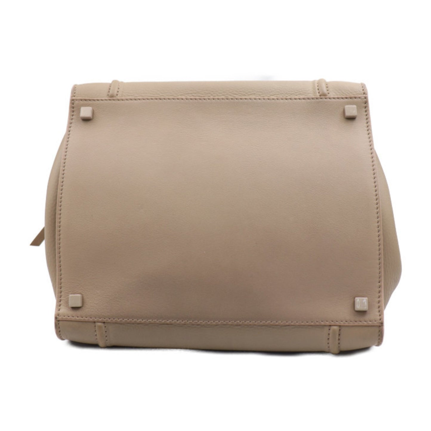 Céline Luggage Phantom, Beige, Leather, handbag