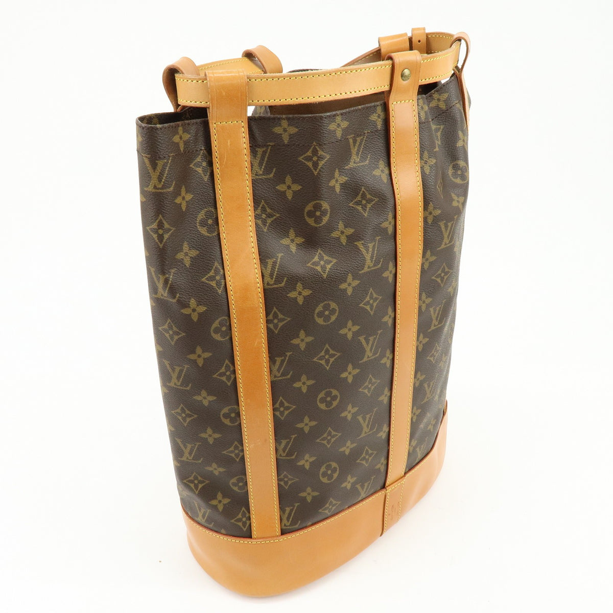 Louis Vuitton Randonnee Monogram Canvas, Brown, Canvas, Backpack
