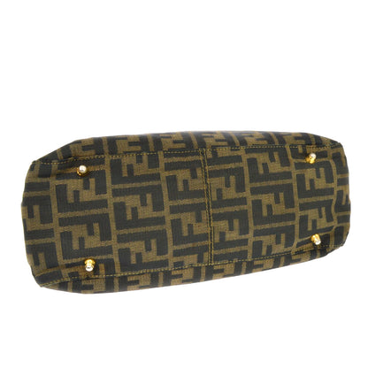 Fendi Vintage Top Handle Zucca canvas, Brown, Canvas, Tote Bag