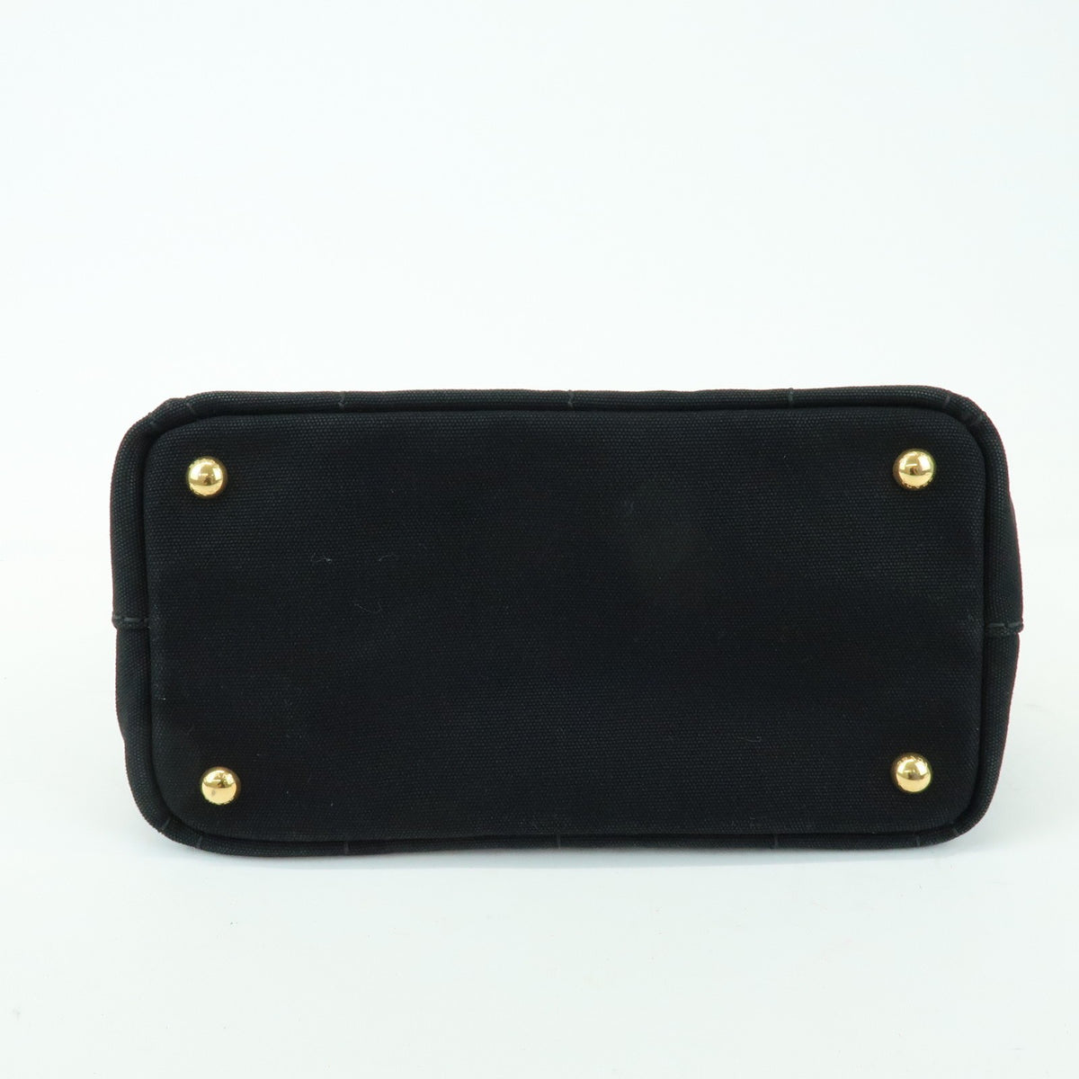 Prada Canapa Canvas, Black, Canvas, Tote Bag