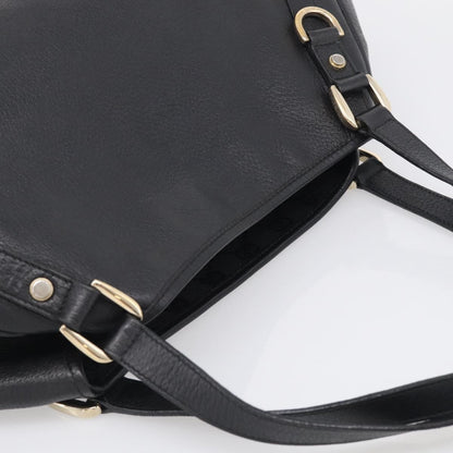 Gucci Abbey Leather, Black, Leather, Shoulder Bag