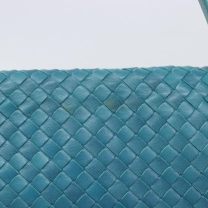 Bottega Veneta Adjustable Flap Intrecciato Nappa, Blue, Leather, Shoulder Bag