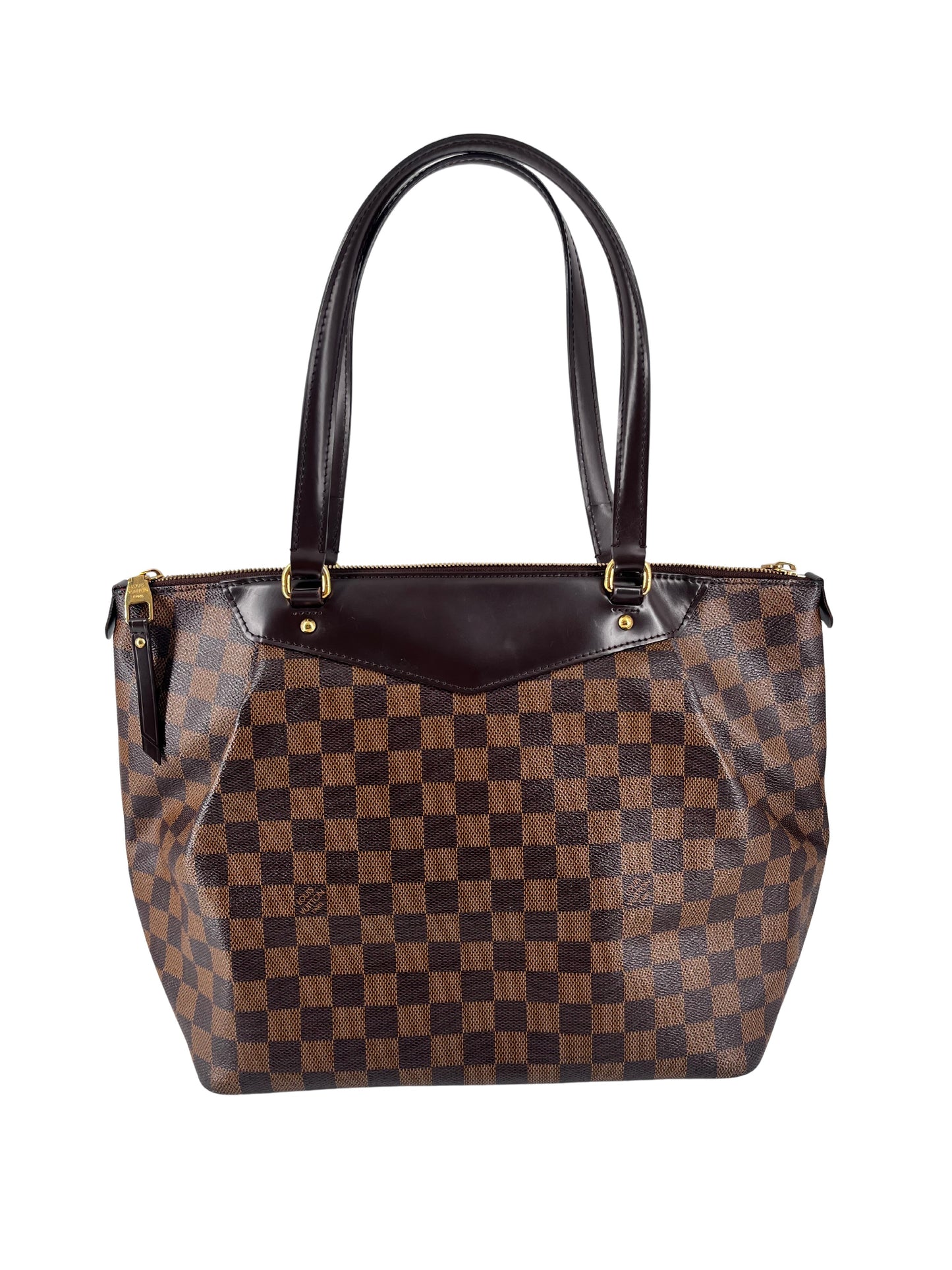 Louis Vuitton Westminster, Brown, Canvas, handbag