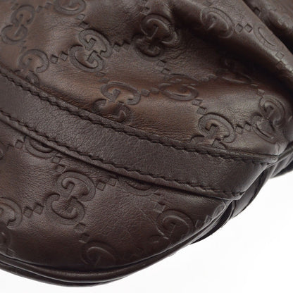 Gucci D Ring Messenger Guccissima Leather, Brown, Leather, Shoulder Bag
