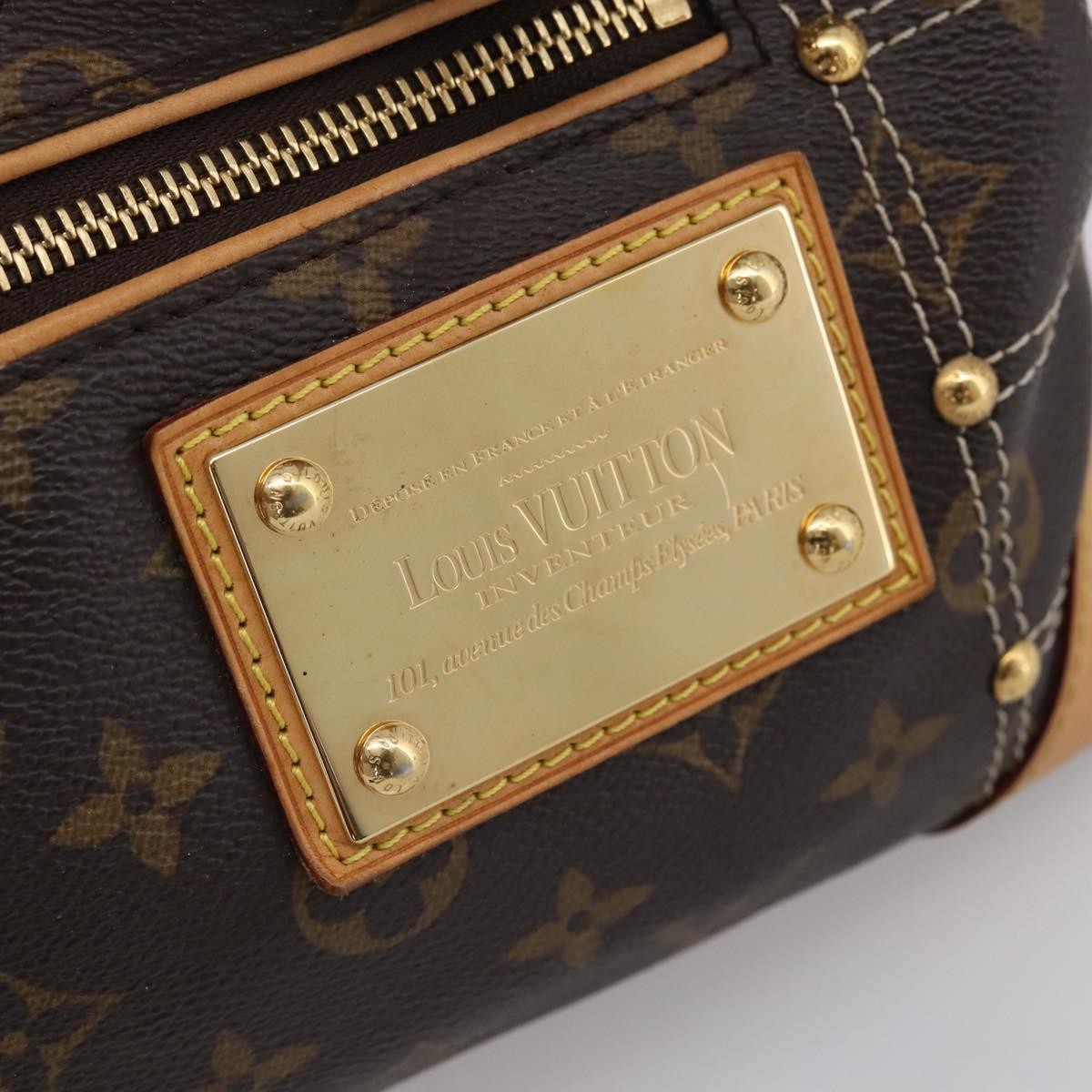 Louis Vuitton Riveting Monogram Canvas, Brown, Canvas, Shoulder Bag