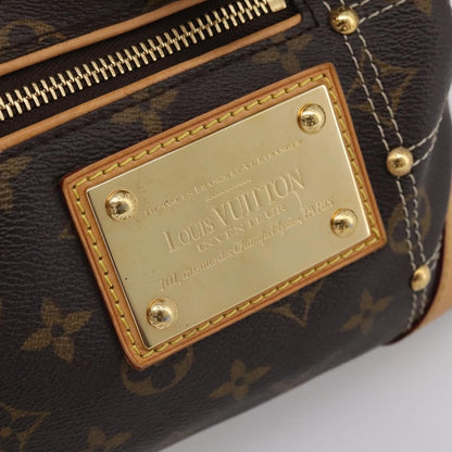 Louis Vuitton Riveting Monogram Canvas, Brown, Canvas, Shoulder Bag