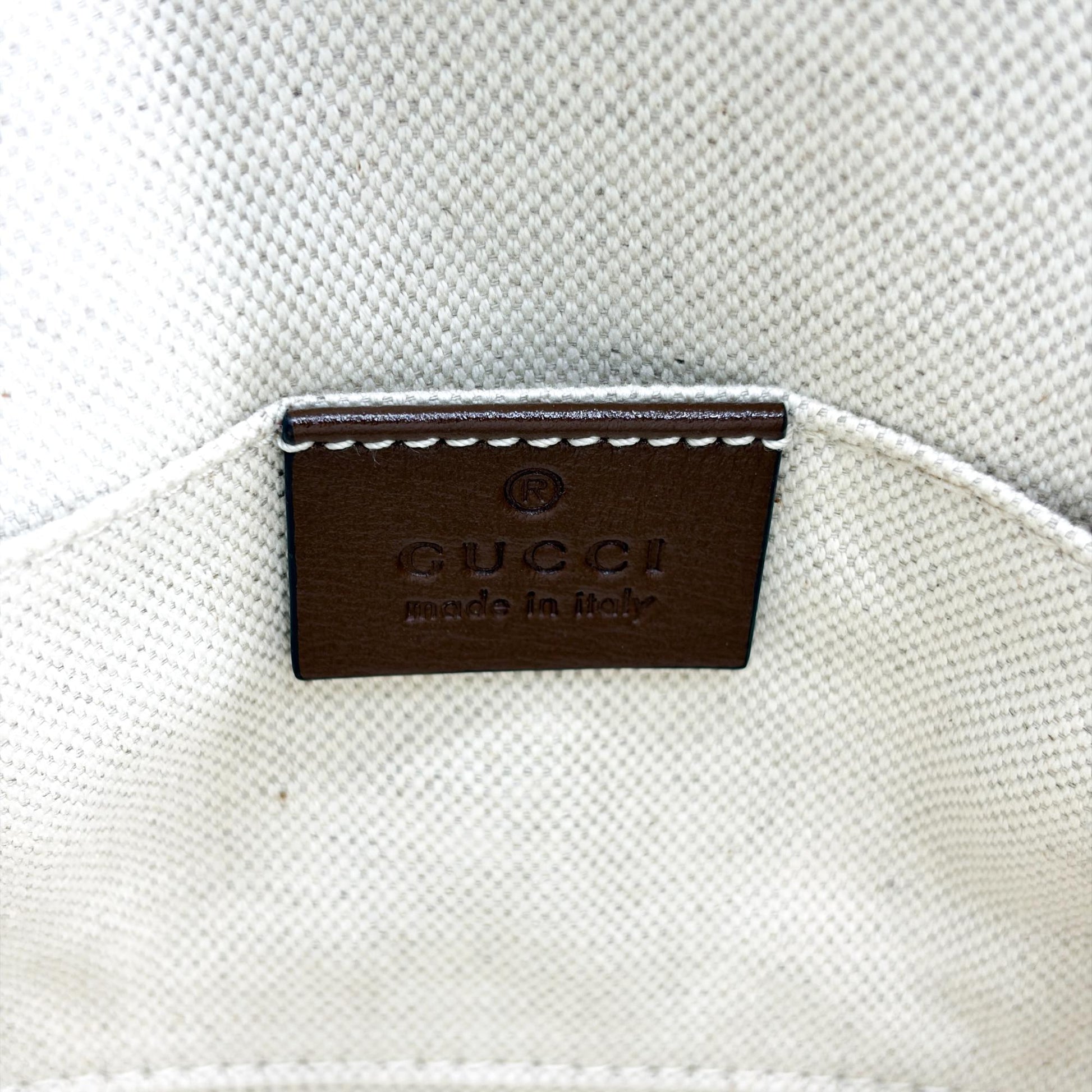Gucci Horsebit 1955 Top Handle GG Coated Canvas with Leather, Brown, Canvas, Handbag
