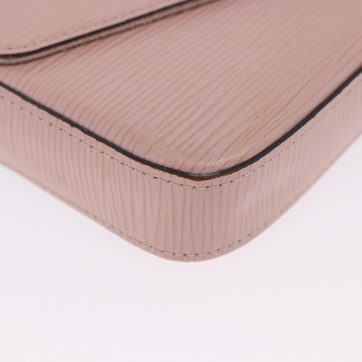 Louis Vuitton Felicie Chain Epi Leather, Pink, Leather, Clutch