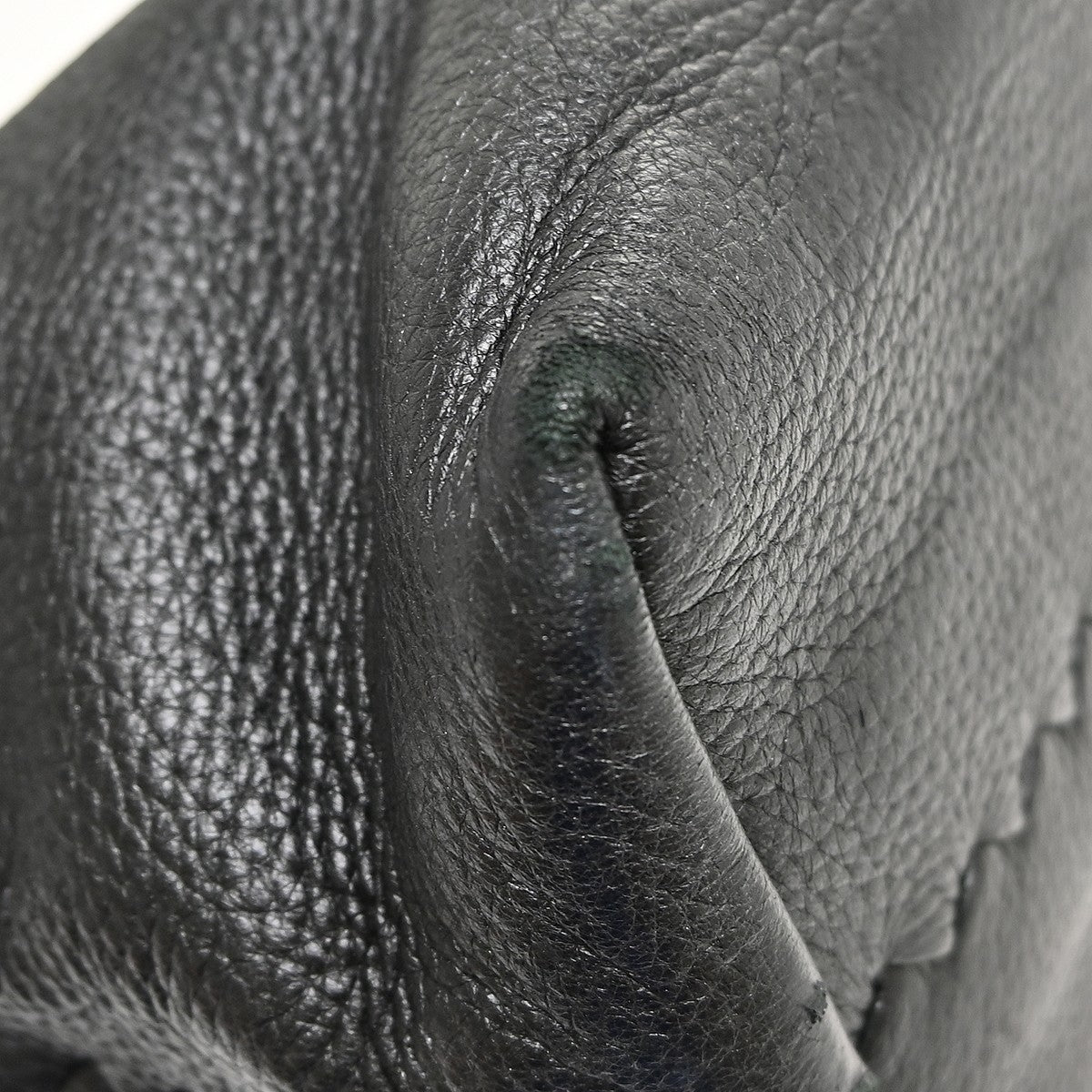 Bottega Veneta Intrecciato Leather, Black, Leather, Handbag