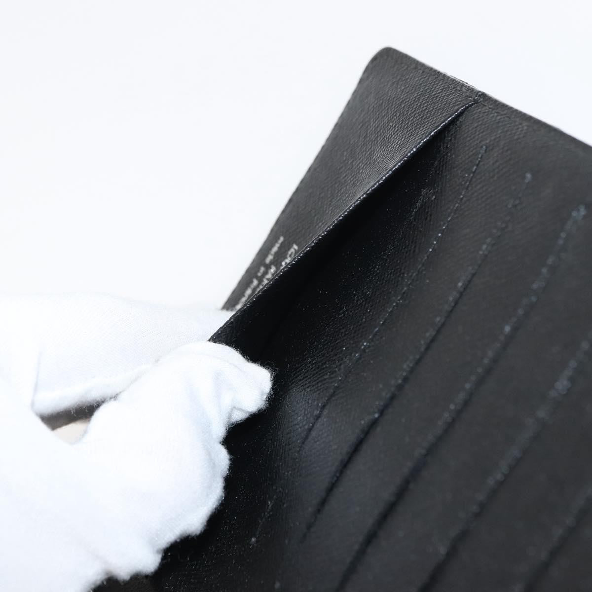 Louis Vuitton Agenda Cover Epi Leather, Black, Leather, Wallet