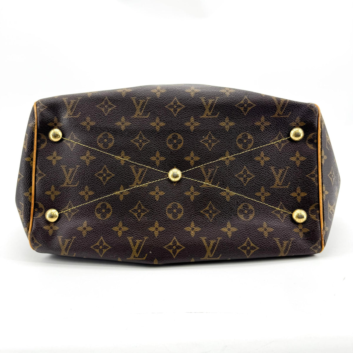 Louis Vuitton Tivoli Monogram Canvas, Brown, Canvas, Handbag