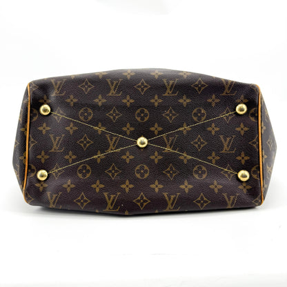 Louis Vuitton Tivoli Monogram Canvas, Brown, Canvas, Handbag