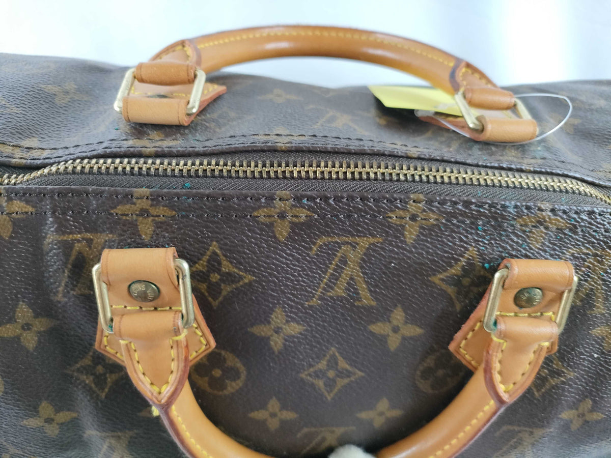 Louis Vuitton Speedy Monogram Canvas, Brown, Canvas, Handbag
