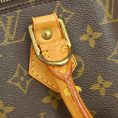 Louis Vuitton Alma Monogram Canvas, Brown, Canvas, Handbag
