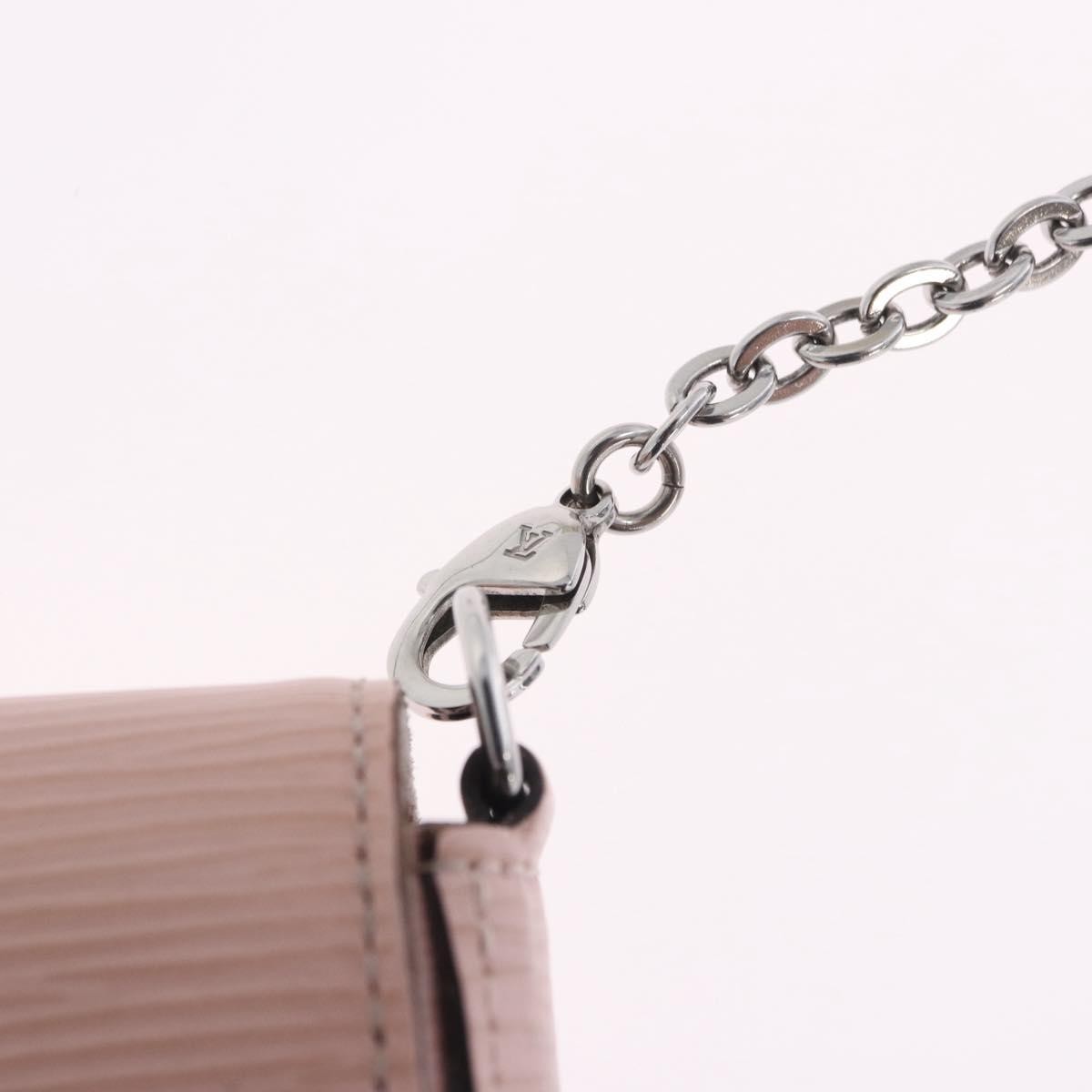 Louis Vuitton Felicie Chain Epi Leather, Pink, Leather, Clutch