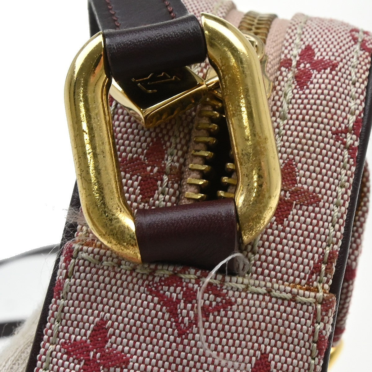 Louis Vuitton Juliette Mini Lin, Red, Canvas, Shoulder Bag