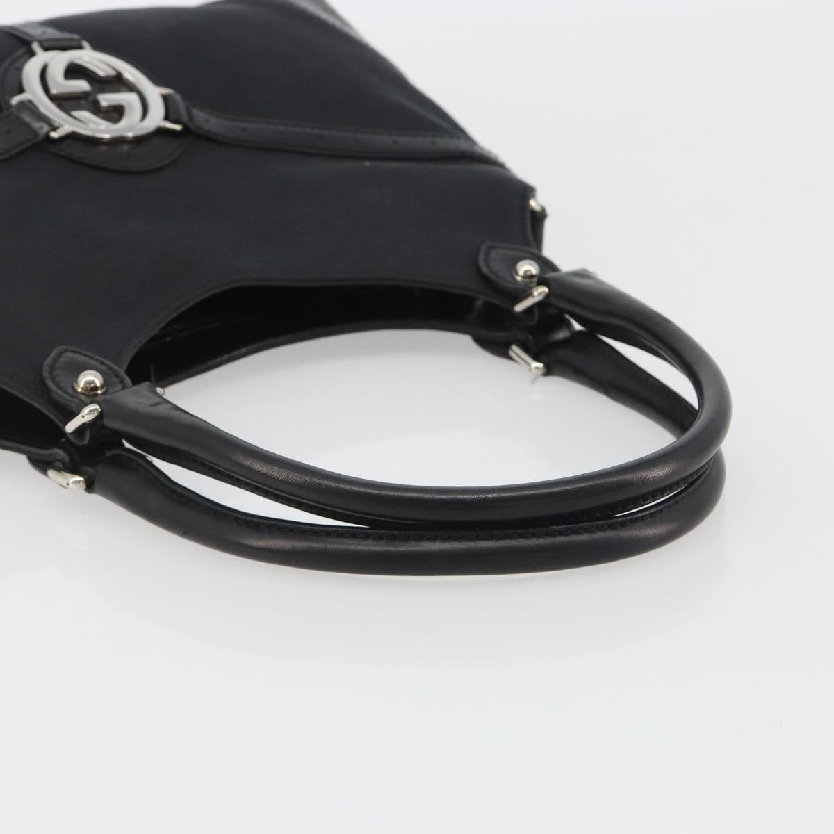 Gucci Reins Web Canvas, Black, Canvas, Shoulder Bag
