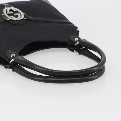 Gucci Reins Web Canvas, Black, Canvas, Shoulder Bag