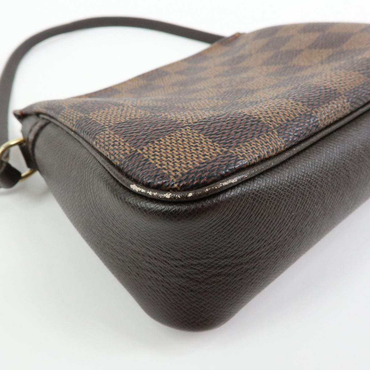 Louis Vuitton Trousse Make Up Damier, Brown, Canvas, Clutch