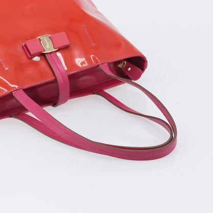 Salvatore Ferragamo Vala tote Patent Leather, Pink, Patent Leather, Tote Bag