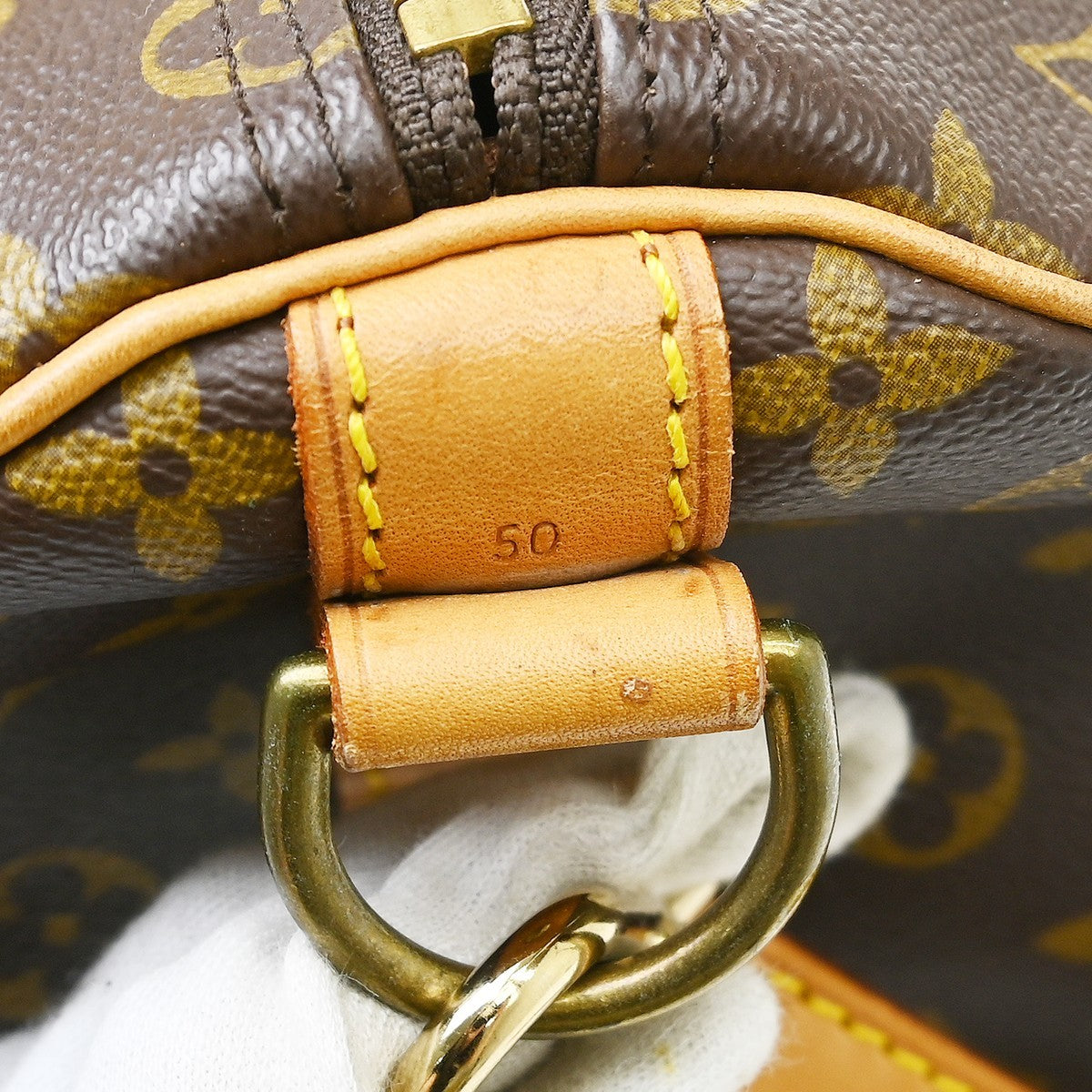Louis Vuitton Keepall Bandouliere Monogram Canvas, Brown, Canvas, Travel Bag