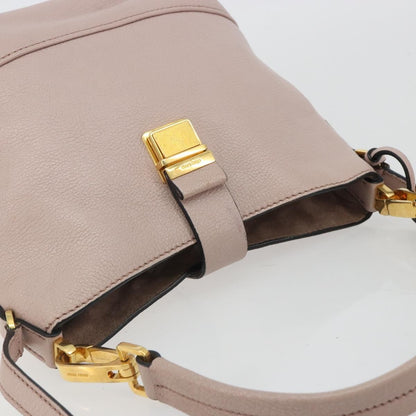 Miu Miu Madras Convertible Hobo Leather, Pink, Leather, Shoulder Bag