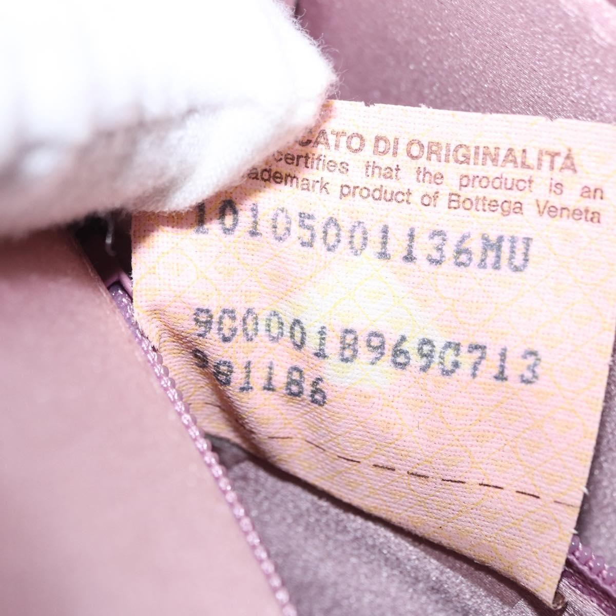 Bottega Veneta Flap Intrecciato Satin, Pink, Satin, Shoulder Bag