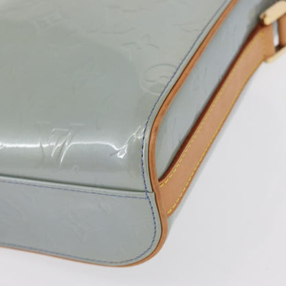 Louis Vuitton Sullivan Monogram Vernis, Blue, Patent Leather, Shoulder Bag