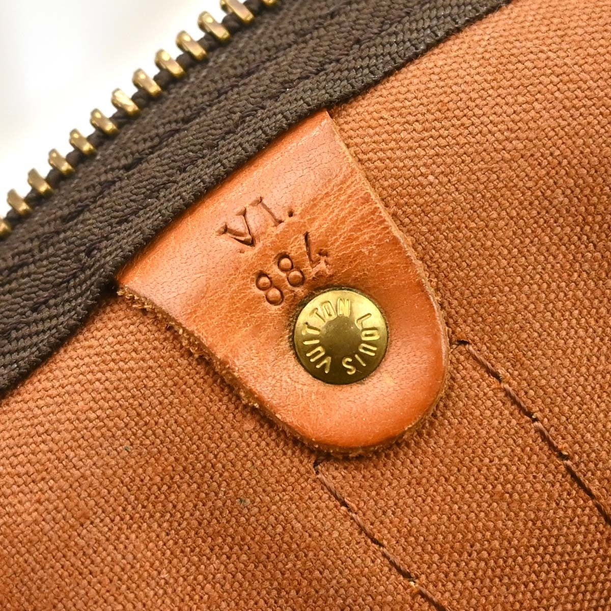 Louis Vuitton Keepall Monogram Canvas, Brown, Canvas, Travel Bag