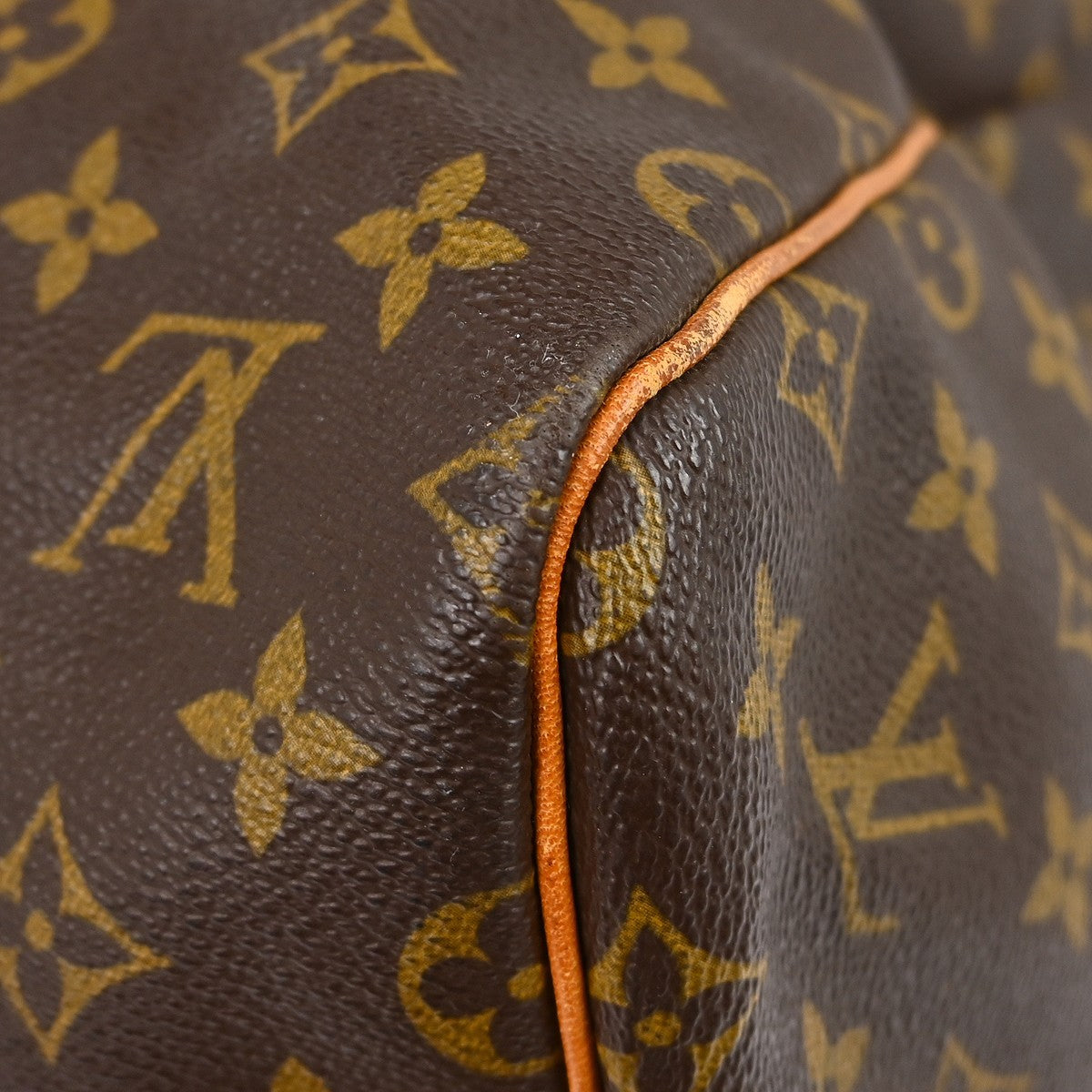 Louis Vuitton Keepall Monogram, Brown, Canvas, Travel Bag