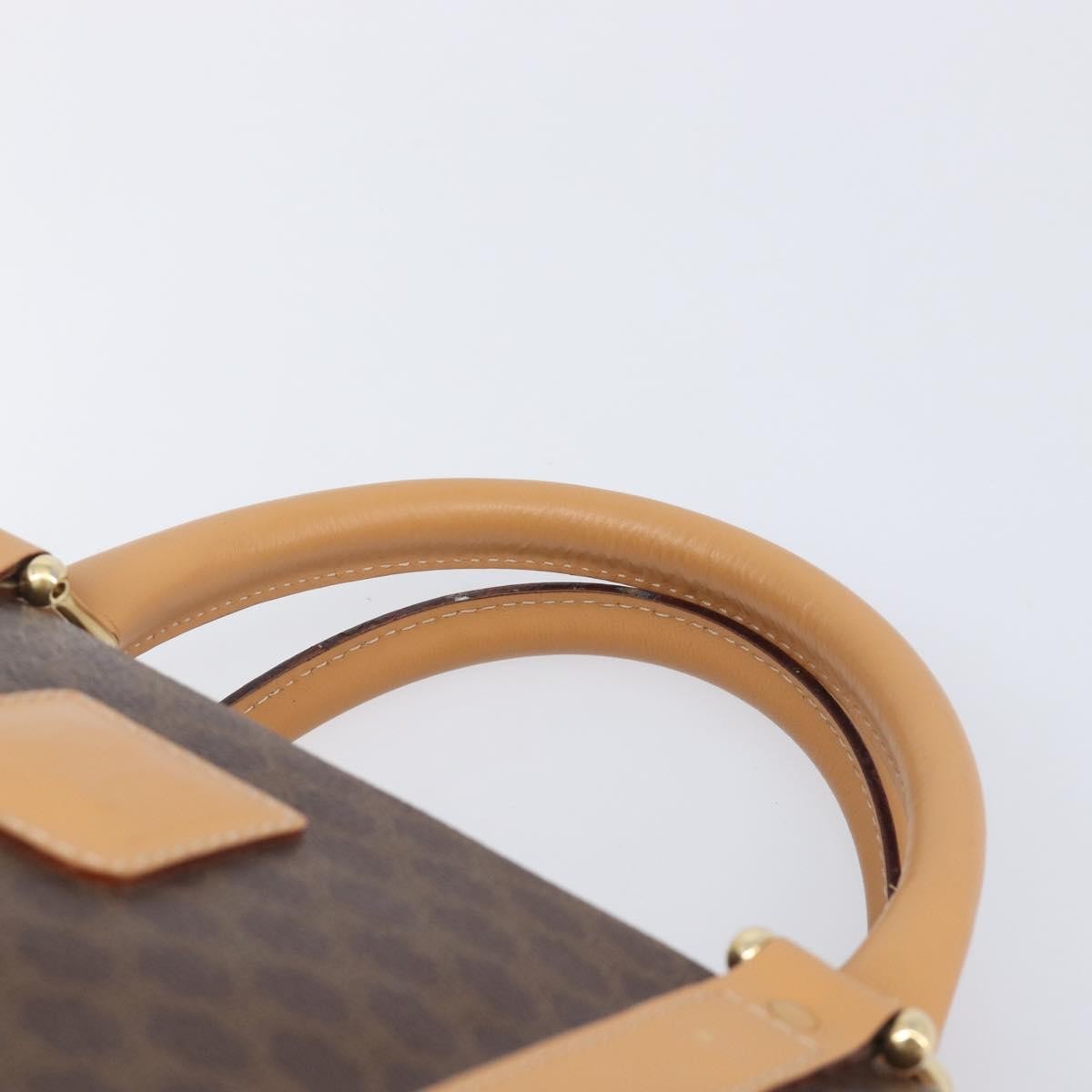 Celine Handbag Canvas, Brown, Canvas, Handbag