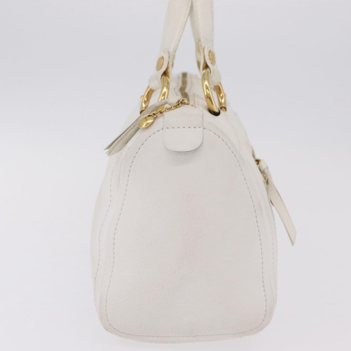 Celine Handbag Leather, White, Leather, Handbag
