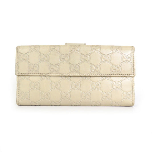 Gucci --, Beige, Leather, wallet