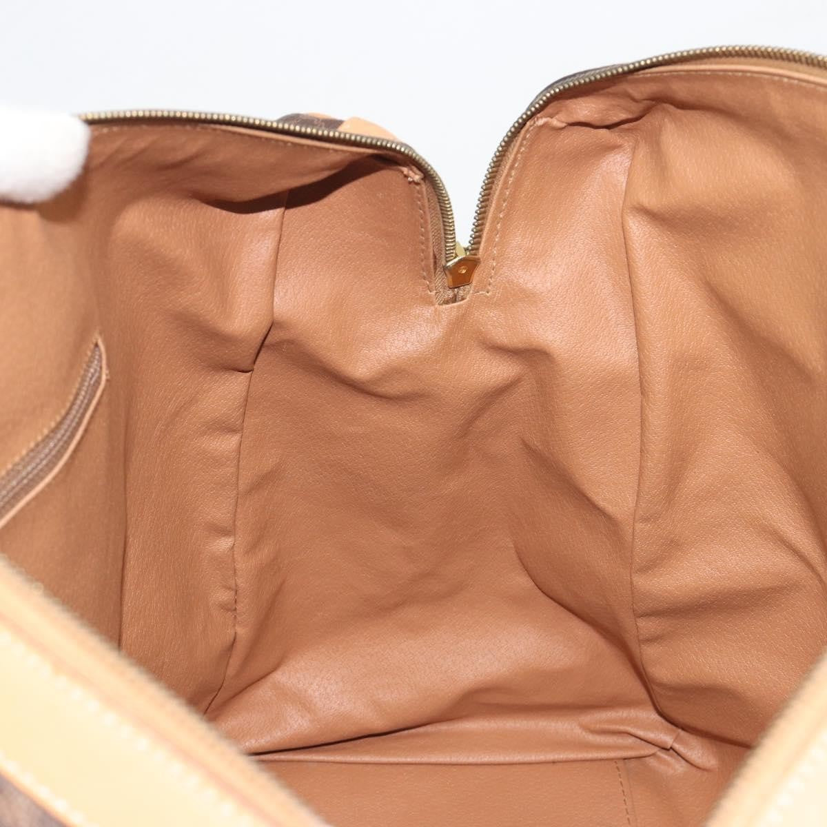 Celine Boston C Macadam Canvas, Brown, Canvas, Handbag