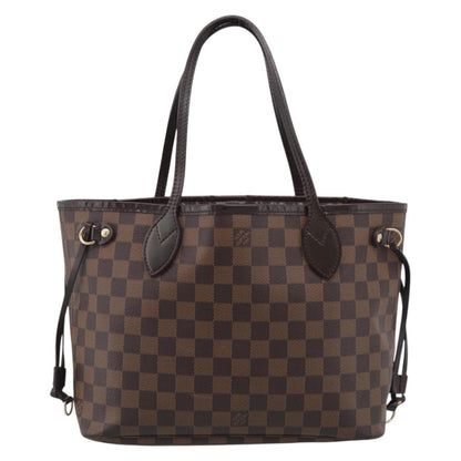 Louis Vuitton Neverfull Damier, Brown, Canvas, Tote Bag