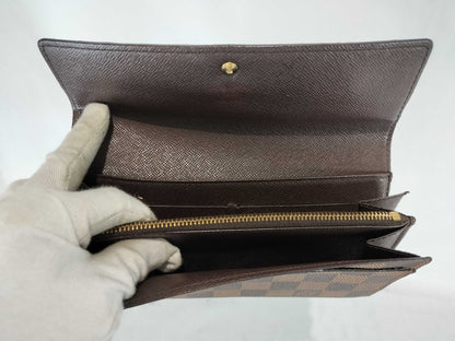 Louis Vuitton Vintage Sarah Monogram Canvas, Brown, Canvas, Wallet