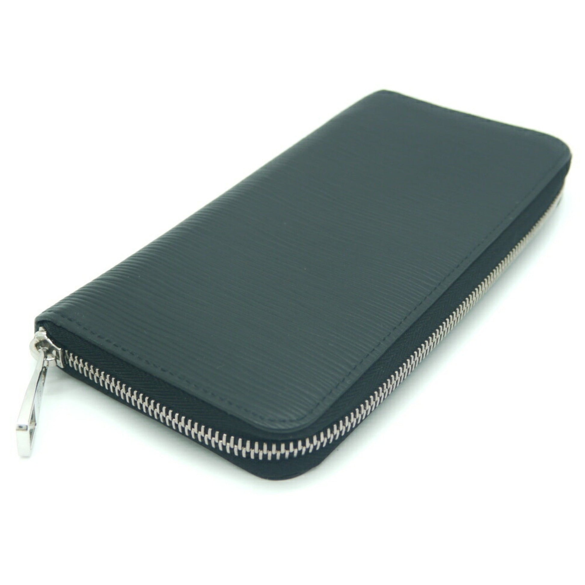 Louis Vuitton Portefeuille zippy, Green, Leather, wallet