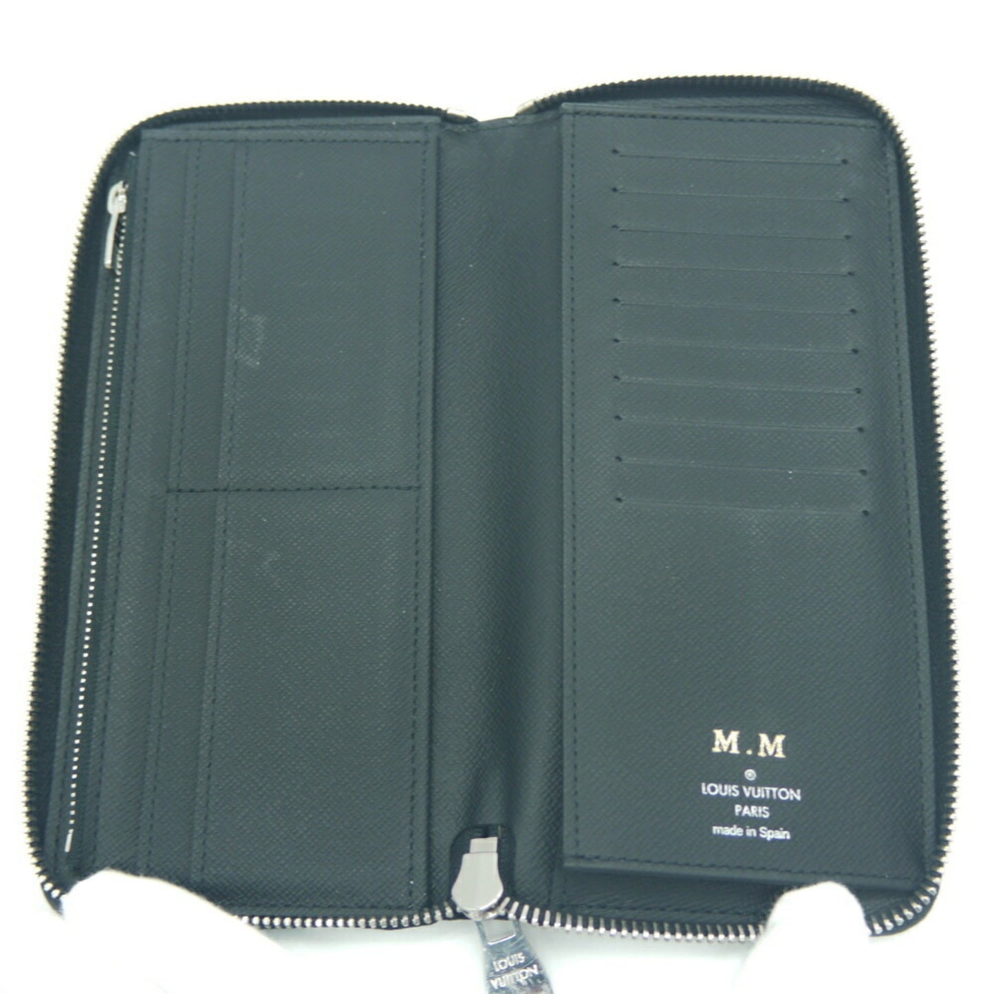 Louis Vuitton Portefeuille zippy, Green, Leather, wallet