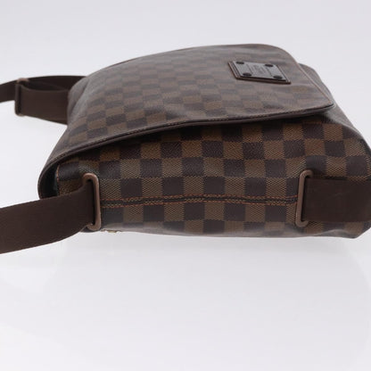 Louis Vuitton Brooklyn Damier Ebene, Brown, Canvas, Shoulder Bag