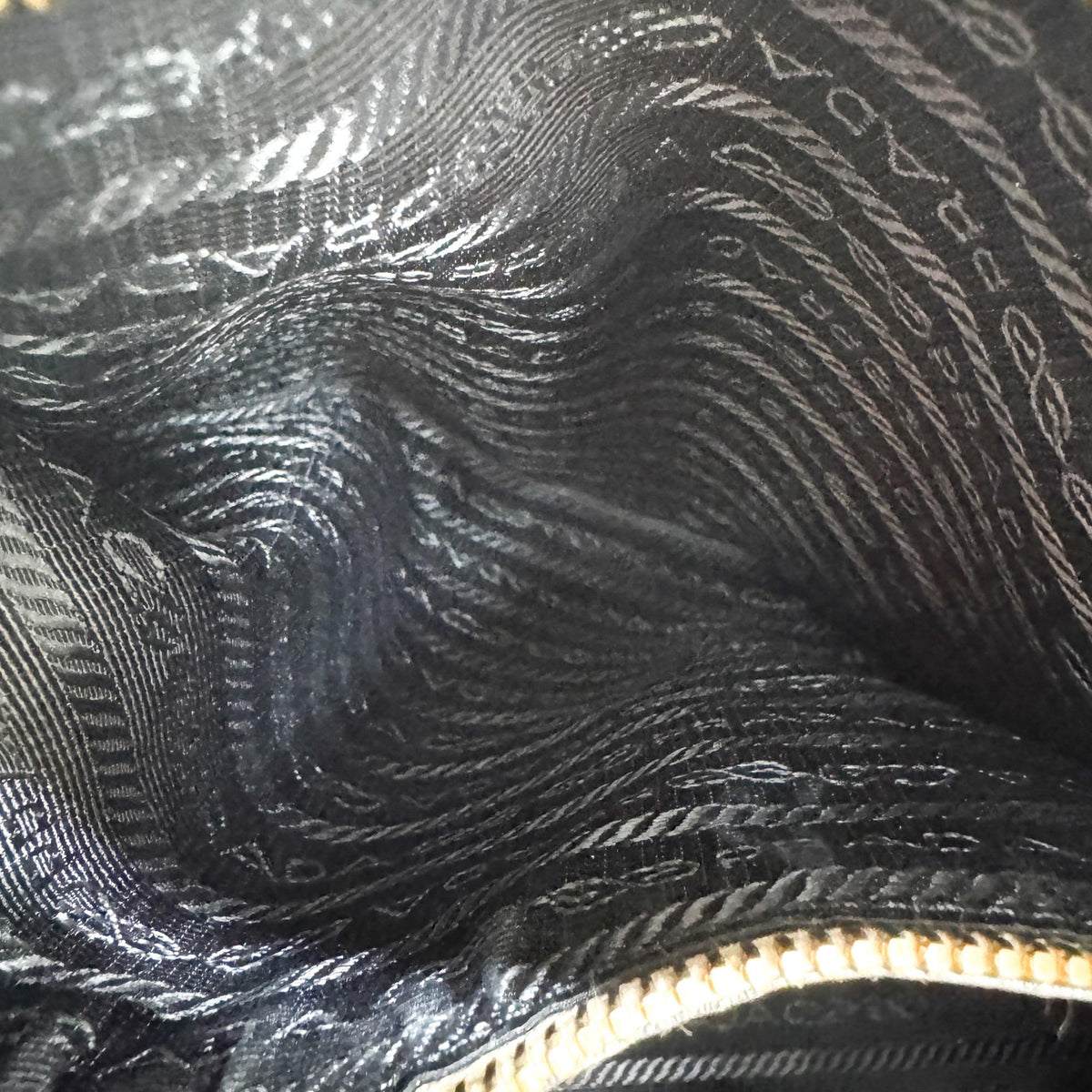 Prada Convertible Shopper Tote Vitello Daino, Gray, Leather, Tote Bag