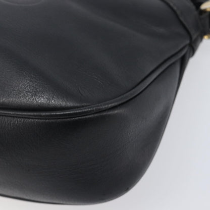 Gucci Shoulder Leather, Black, Leather, Shoulder Bag