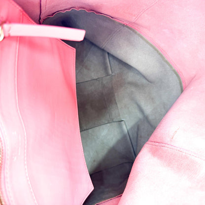 Celine Vertical Bi-Cabas Leather, Pink, Leather, Tote Bag