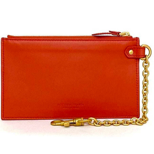 Bottega Veneta, Orange, Leather, wallet