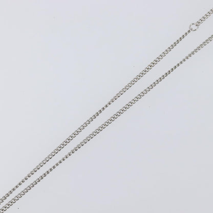 Chanel CC Ball Drop Pendant Metal with Crystals, Silver, Metal, Necklace